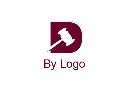 gravel inside letter D logo