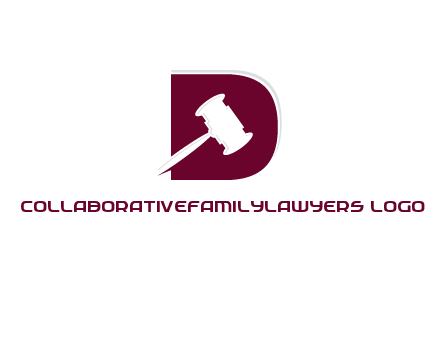 gravel inside letter D logo