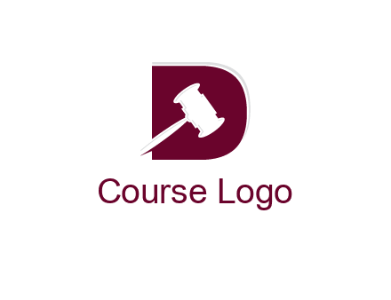 gravel inside letter D logo