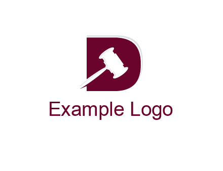 gravel inside letter D logo
