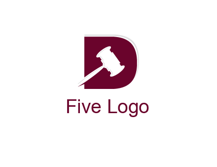 gravel inside letter D logo