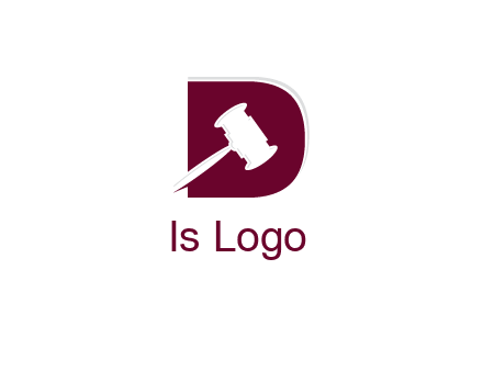 gravel inside letter D logo