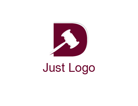 gravel inside letter D logo