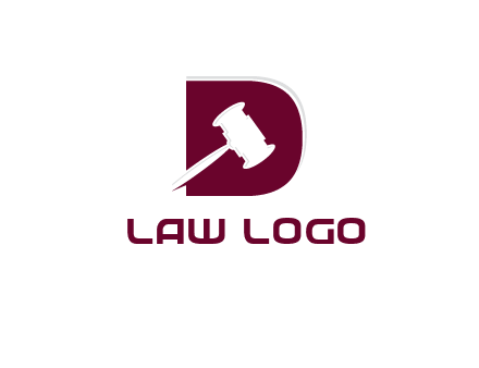 gravel inside letter D logo