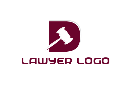 gravel inside letter D logo