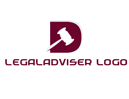 gravel inside letter D logo