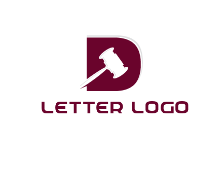 gravel inside letter D logo