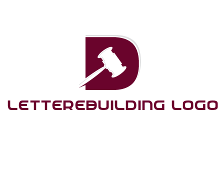 gravel inside letter D logo