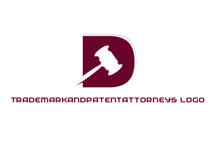 gravel inside letter D logo