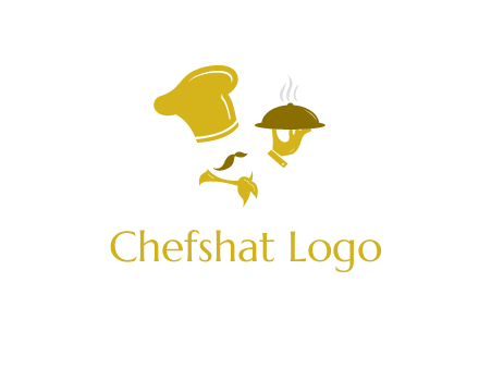 chef holding hot dish logo