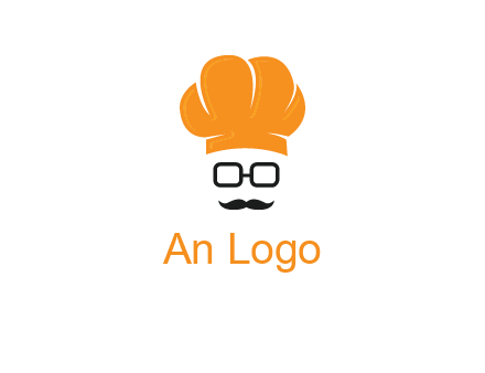 chef with goggles and mustache logo