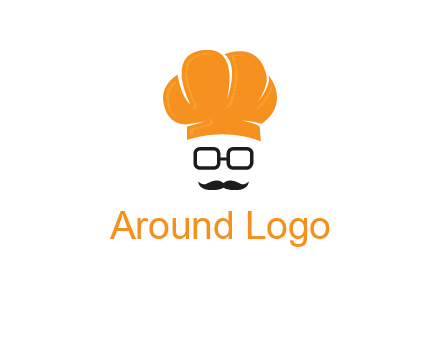 chef with goggles and mustache logo