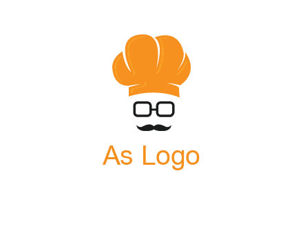 chef with goggles and mustache logo