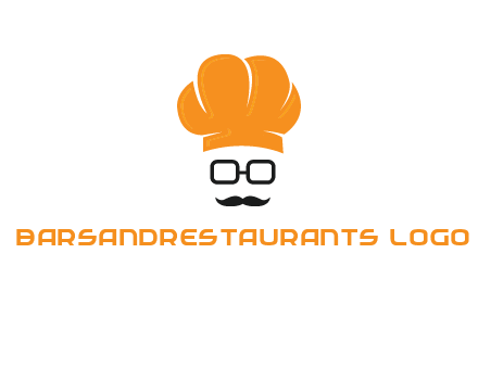 chef with goggles and mustache logo
