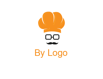 chef with goggles and mustache logo
