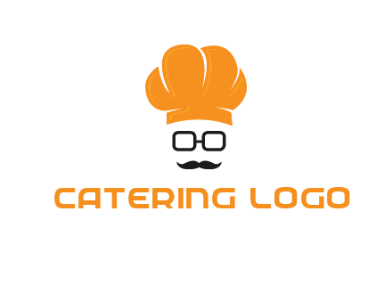 chef with goggles and mustache logo