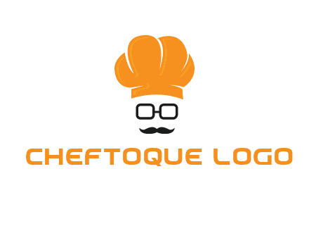 chef with goggles and mustache logo