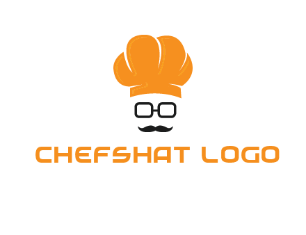 chef with goggles and mustache logo