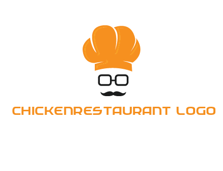chef with goggles and mustache logo