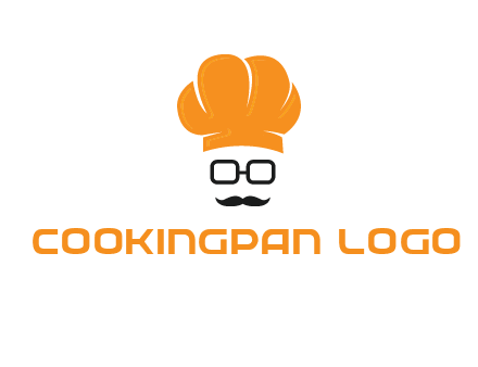chef with goggles and mustache logo