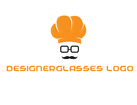 chef with goggles and mustache logo