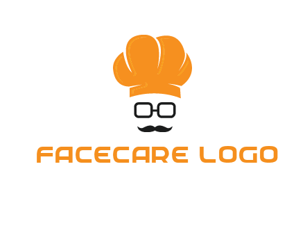 chef with goggles and mustache logo