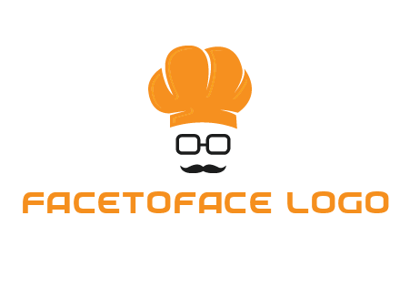 chef with goggles and mustache logo