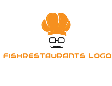 chef with goggles and mustache logo