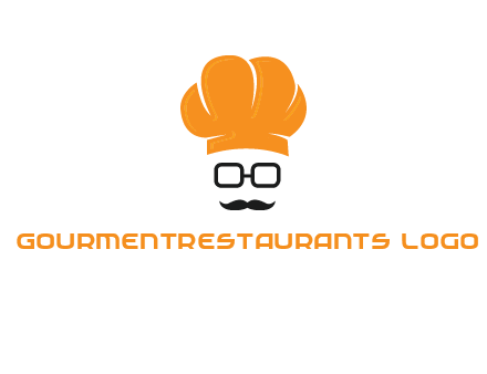 chef with goggles and mustache logo