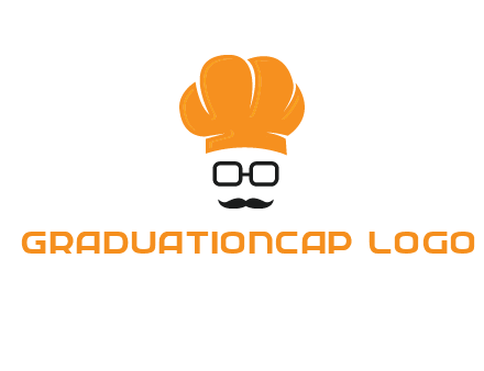 chef with goggles and mustache logo