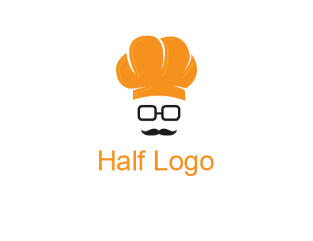 chef with goggles and mustache logo