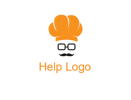 chef with goggles and mustache logo