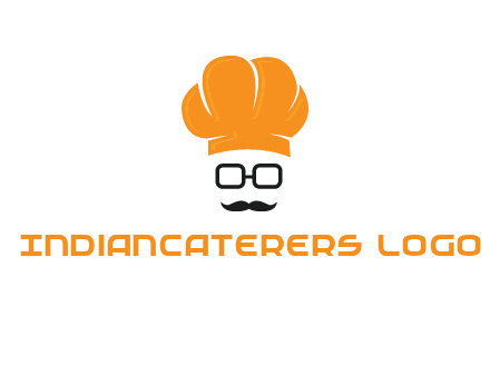 chef with goggles and mustache logo