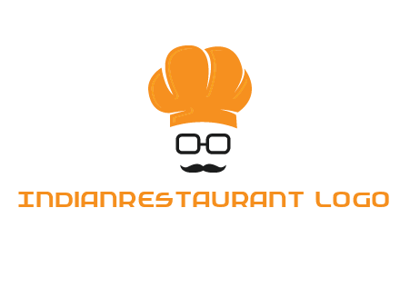 chef with goggles and mustache logo