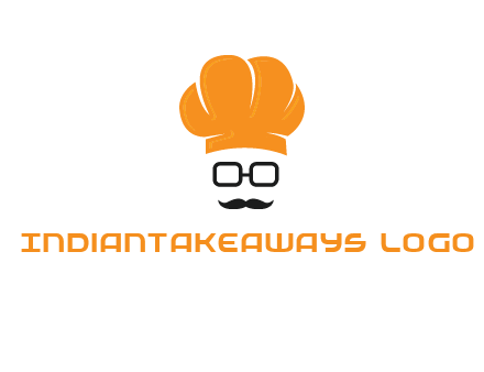 chef with goggles and mustache logo