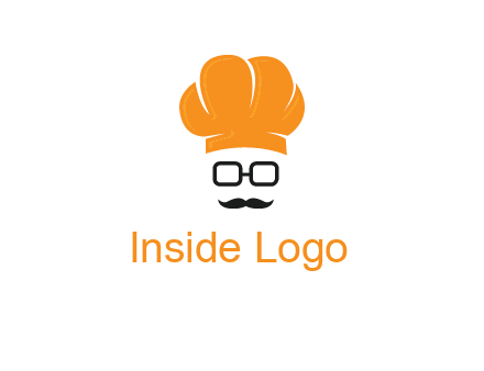 chef with goggles and mustache logo