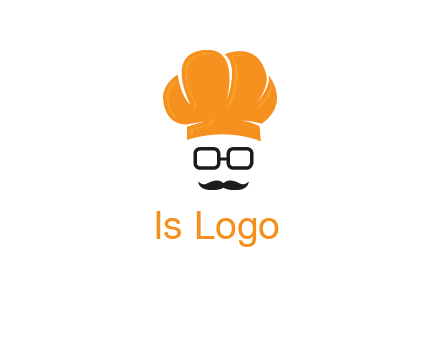 chef with goggles and mustache logo