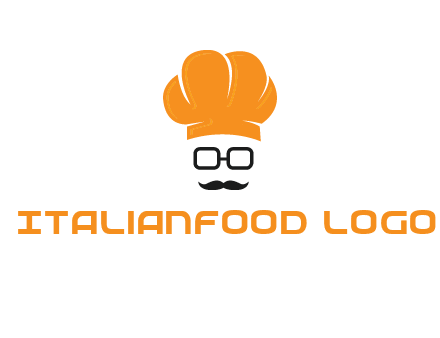 chef with goggles and mustache logo