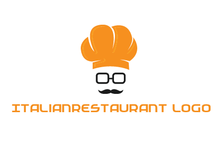 chef with goggles and mustache logo