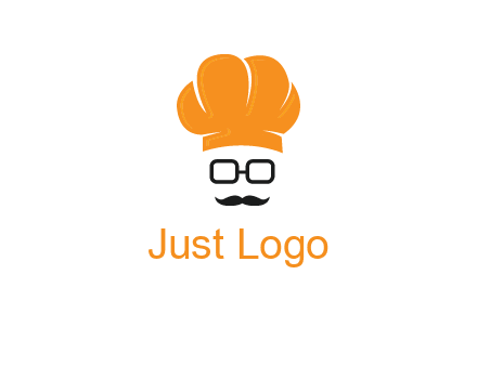 chef with goggles and mustache logo