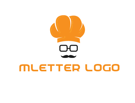 chef with goggles and mustache logo