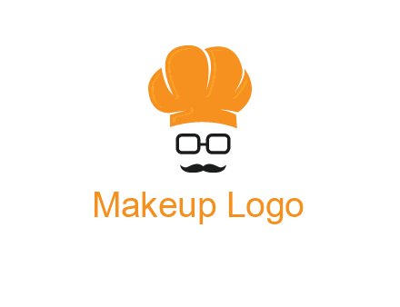 chef with goggles and mustache logo
