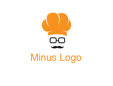 chef with goggles and mustache logo