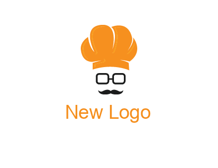 chef with goggles and mustache logo