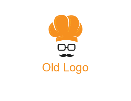 chef with goggles and mustache logo