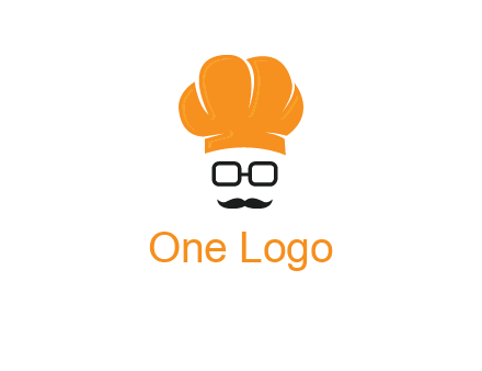 chef with goggles and mustache logo