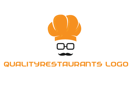 chef with goggles and mustache logo