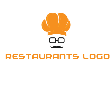 chef with goggles and mustache logo