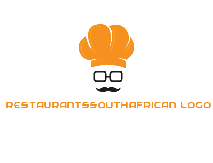 chef with goggles and mustache logo