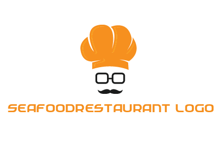 chef with goggles and mustache logo